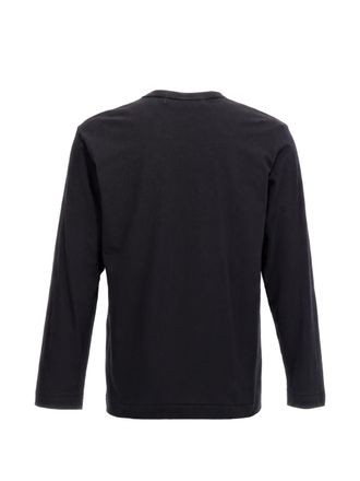 Comme Des Gar&ccedil;ons Red Heart Patch T-shirt - Black