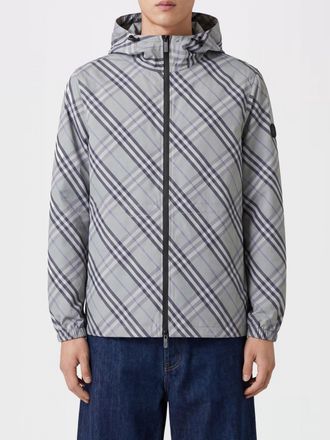Burberry Giacca a vento con cappuccio in tessuto tecnico con motivo Check