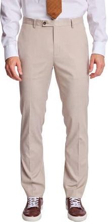 Paisley & Gray Downing Slim Fit Dress Pants in Putty Beige at Nordstrom Rack, Size 36 X 32
