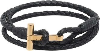 Tom Ford Bracciale con logo intrecciato Tom Ford