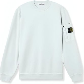 Stone Island SLEEVE POCKET SWEATSHIRT Size: XXL, colour: BLUE