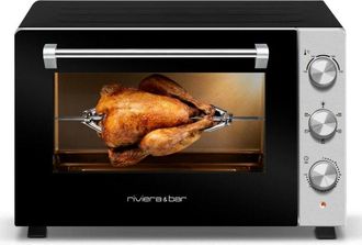 Riviera & Bar Riviera&bar - Horno De Convecci&oacute;n 46l 1800w Negro / Acero Inoxidable - Qfr460