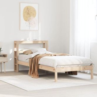 vidaXL Estructura De Cama Sin Colch&oacute;n Madera Maciza De Pino 90x190 Cm Vidaxl