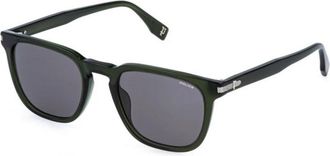 Police Splr 74 06W5 Zonnebril - Heren - Zonnebrillen - Groen - 54 MM - Accessoires