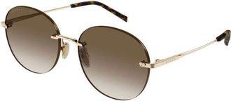 Gucci Zonnebrillen - Dames - Zonnebrillen - Geel - 58 MM - Accessoires