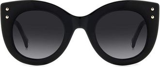 Carolina Herrera HER 0127/S WR7/9O Womens Sunglasses Black Size 50