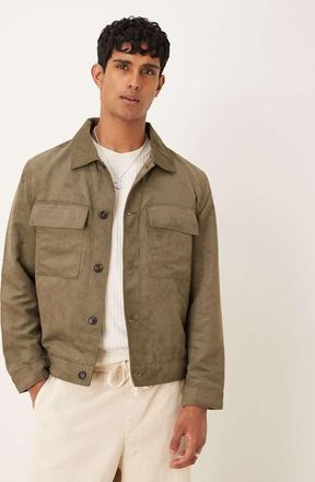 Mango Piumino verde con bottoni