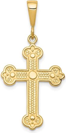 Diamond2Deal 10k Yellow Gold Cross Charm