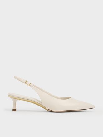 Charles & Keith Curtis Slingback Kitten Heels
