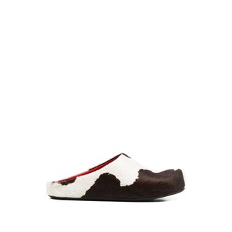 Marni Mules, male, Brown, Size: 12 US Fussbett Sabot