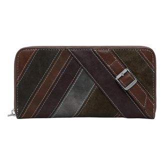 Desigual Fiona Wallet - Dames - Portefeuilles - Bruin - ONE Size - Polyester - Accessoires