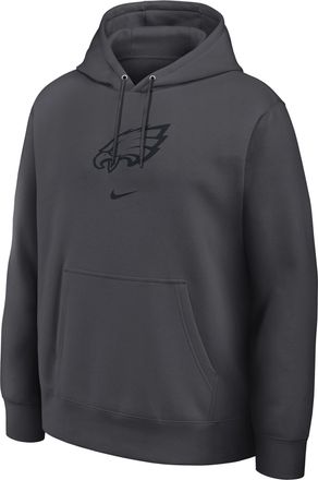 Nike Philadelphia Eagles Washed Club Nike Mens NFL Pullover Hoodie in Grey | 16TW06F86-DQ6