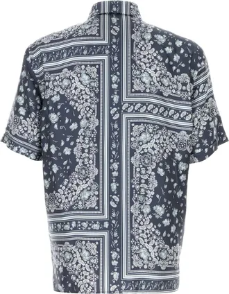 Fendi Baia Exterior: Silk Camicie Shirt