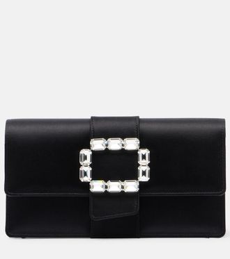 Manolo Blahnik Maycapjou satin clutch
