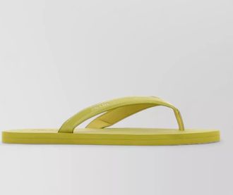 Prada leather thong flat sole slippers open toe