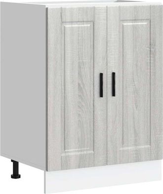 vidaXL Vidaxl - Kitchen Base Cabinet Porto Grey Sonoma Engineered Wood
