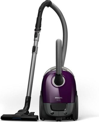 Philips Aspiradora Vertical Con Bolsa Xd3100/06 - 900 W - 79 Db - Violeta