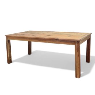 No Brand No Brand - Tavolo da pranzo rettangolare in legno fisso 200x100xH77 cm