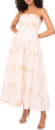 Parker The Mercy Strapless Dress in Lucent White at Nordstrom Rack, Size 12