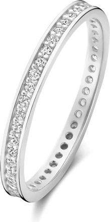Isabel Bernard Accessoires, Dames, Grijs, 58 MM, Merle Ring met Zirkonia
