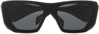 Prada Occhiali da sole geometrici - Nero