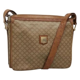 Celine Pre-owned Leather celine-bags - Dames - Pre-owned - Beige - Maat: ONE Size Leer