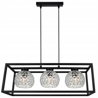 OEM L&aacute;mpara Colgante Elegante Jaula Bola De Cristal