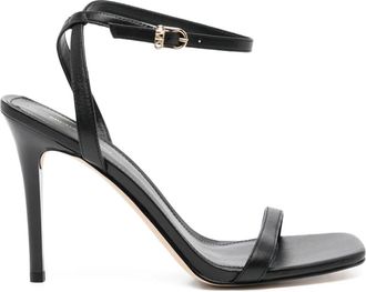 Michael Kors 105 mm Liana leren sandalen - Zwart