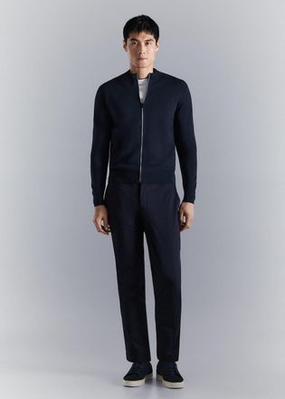 Mango Cardigan maglia comfort stretch navy - Uomo - XXL - MANGO MAN