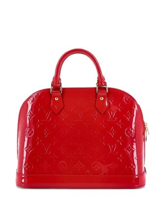 Louis Vuitton Alma Handbag Monogram Vernis PM satchel - Roze