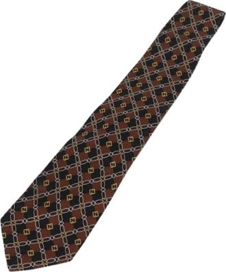 Fendi Pre-owned Accessories, male, Brown, Size: ONE SIZE Pre-owned Necktie