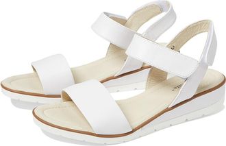 David Tate Scala Womens Sandals White : 10.5 WW (EE), Leather