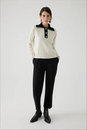 Exquise Wide Leg Straight Pants in Black at Nordstrom, Size X-Small