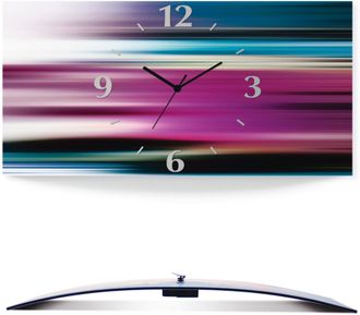 Artland Wanduhr »Verzerrte Figuren - Abstrakt« 3D Optik gebogen, mit Quarz- oder Funkuhrwerk, versch. Grössen