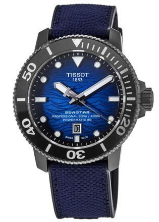 Tissot Seastar 2000 Professional Automatic Blue Dial Rubber Strap Mens Watch T120.607.37.041.00