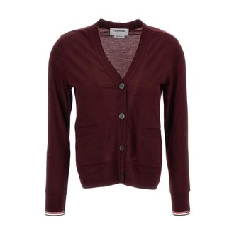 Thom Browne Donna, Maglie, Rosso, M, new