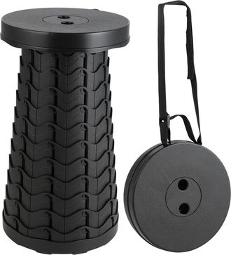 OEM Taburete Telesc&oacute;pico Port&aacute;til - Taburete Plegable De 25 X 25 X 6-45 Cm - Pl&aacute;stico Pp - Versi&oacute;n Mejorada, Capacidad De Carga M&aacute;xima De 250 Kg - Ideal P