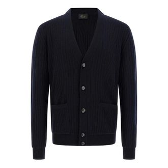 Brioni Heren, Truien, Blauw, Maat: XL Wol