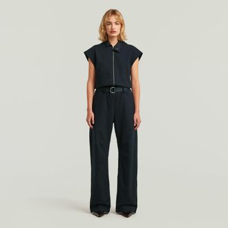 G-Star Soft Sculpt Jumpsuit - Donkerblauw - Dames