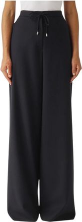 Max Mara Dames, Broeken, Blauw, Maat: XS