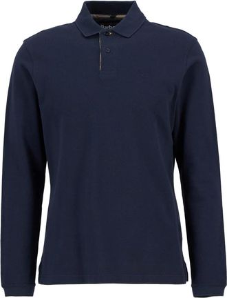 Barbour Polo a maniche lunghe Essential - - Tops - Uomo - Blu - S