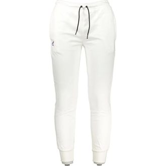 K-Way White Sports Trousers with Elastic Waist