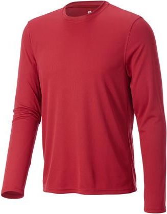 Strauss Performance Long Sleeve Shirt in Fire Red at Nordstrom, Size Xxx-Large