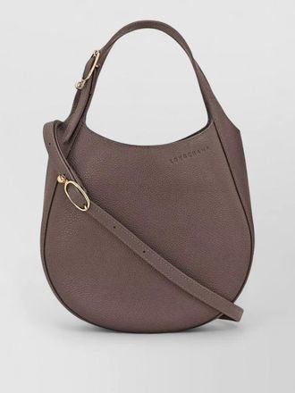 Longchamp foulonn&eacute; s leather top handle shoulder bag