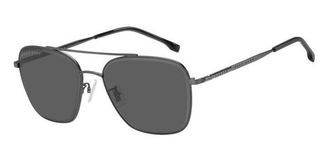 BOSS Boss 1345/F/SK Asian Fit V81/IR Mens Sunglasses Grey Size 60