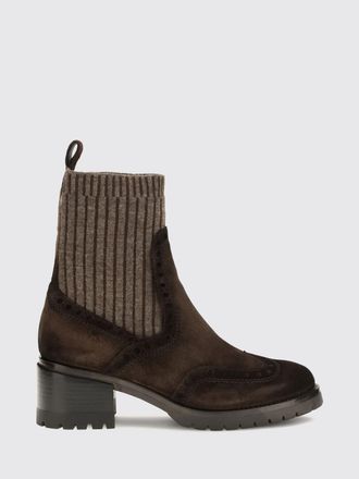 Santoni Stivaletti Chelsea in pelle di vitello con suola dentellata