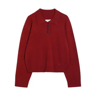 Loulou Studio Cashmere Knitwear, female, Red, Size: S Homere Sweater