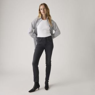 Levi's 724 High Rise Straight Jeans - Womens - 23X30 - Black