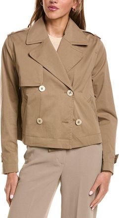 Fleurette Fleurette Cropped Trench Coat