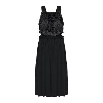 Comme Des Gar&ccedil;ons Rugloze jurk - Dames - Casual kleedjes - Zwart - XS - Wol - Kleedjes